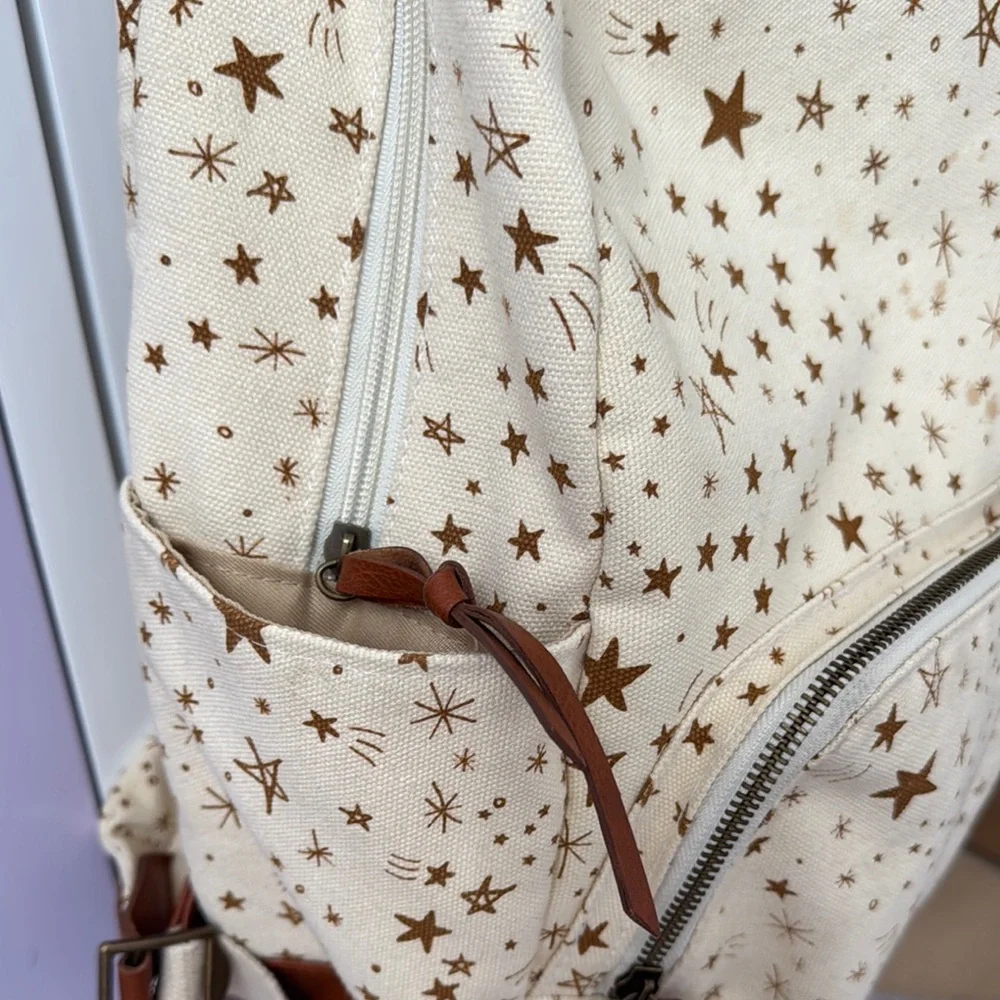 Rylee + Cru Starry Cream Backpack